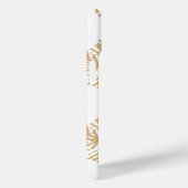 Elegantes, elegantes Goldschneeflockenmuster Case-Mate iPhone Hülle (Rückseite / Rechts)