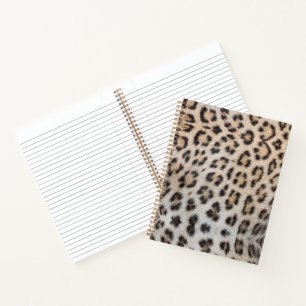 Elegantes, elegantes Leopardenmuster Notizblock