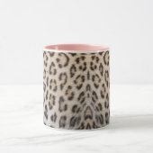 Elegantes, elegantes Leopardenmuster Tasse (Zentrum)