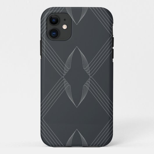 Elegantes, elegantes, luxuriöses, einfaches Linien Case-Mate iPhone Hülle (Rückseite)