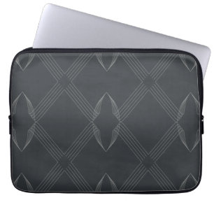 Elegantes, elegantes, luxuriöses, einfaches Linien Laptopschutzhülle