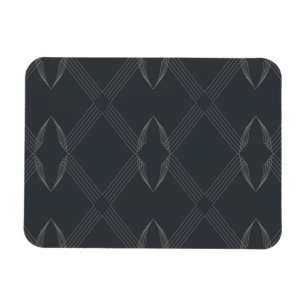 Elegantes, elegantes, luxuriöses, einfaches Linien Magnet