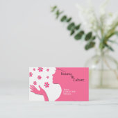 Elegantes elegantes Premium-Linenpapier Telefonnummerkarte (Stehend Vorderseite)