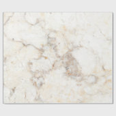 Elegantes elegantes weißes Marmormuster Geschenkpapier (Flach)