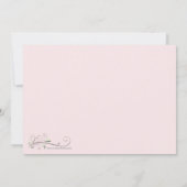 Elegantes Element - Einladung zur religiösen Beset (Rückseite)