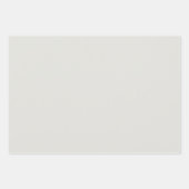 Elegantes Elfenbein Minimalistisch und elegant Geschenkpapier Set (Vorderseite 2)