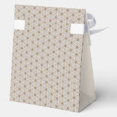 Elegantes Elfenbein und Gold Starlight Geschenkschachtel (Rückseite)