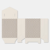 Elegantes Elfenbein und Gold Starlight Geschenkschachtel (Ungefaltet)