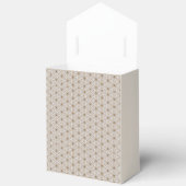 Elegantes Elfenbein und Gold Starlight Geschenkschachtel (Offen)