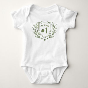 Elegantes Emblem für das Personalisierte Baby zum Strampler