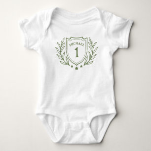 Elegantes Emblem für das Personalisierte Baby zum Strampler