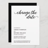 Elegantes Encore: Personalisierte Hochzeitspause Einladung (Vorne/Hinten)