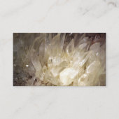 Elegantes Energy Graphic Clear Quarz Visitenkarte (Vorderseite)