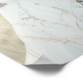 Elegantes Engagement Party Foto willkommen Poster (Ecke)