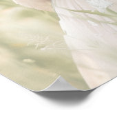 Elegantes Engagement Party Foto willkommen Poster (Ecke)