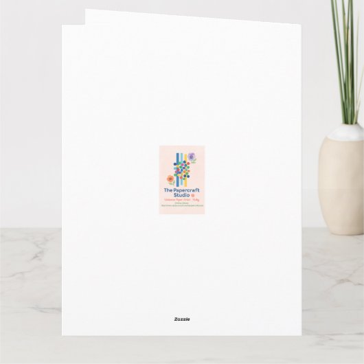 Elegantes, enges Denken Karte (Rückseite)