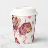 Elegantes Equestrian-Jäger-Design Pappbecher (Rückseite)
