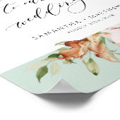 Elegantes Erdblut, Begrüßungszeichen Poster (Ecke)