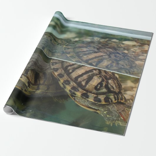 Elegantes Erdschildkrötenpapier Geschenkpapier (Ungerollt)