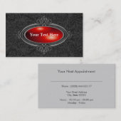 Elegantes Ernennungsformular Terminkarte (Vorne/Hinten)