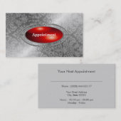 Elegantes Ernennungsformular Terminkarte (Vorne/Hinten)