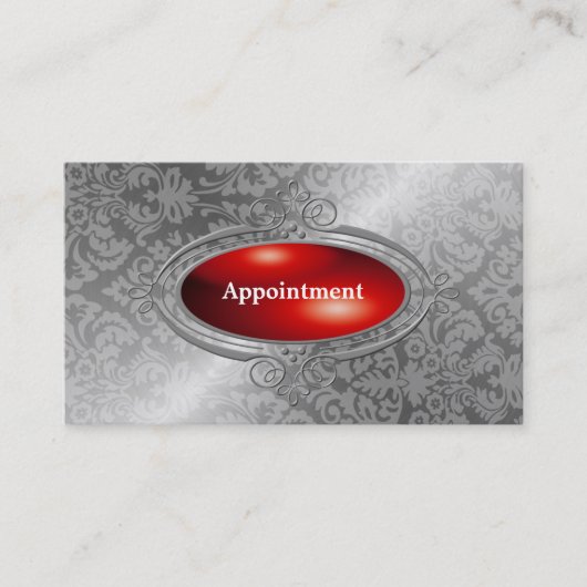 Elegantes Ernennungsformular Terminkarte (Vorderseite)