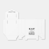 Elegantes Essen, Trinken und Verheiratet sein Geschenkschachtel (Ungefaltet)
