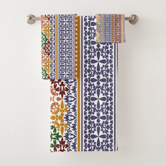 elegantes ethnisches Muster Badhandtuch Set (Insitu)