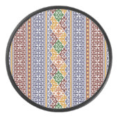 elegantes ethnisches Muster Eishockey Puck (Vorderseite)