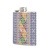 elegantes ethnisches Muster Flachmann (Links)