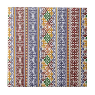 elegantes ethnisches Muster Fliese