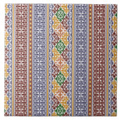 elegantes ethnisches Muster Fliese (Vorderseite)