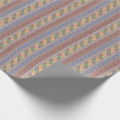 elegantes ethnisches Muster Geschenkpapier (Ecke)