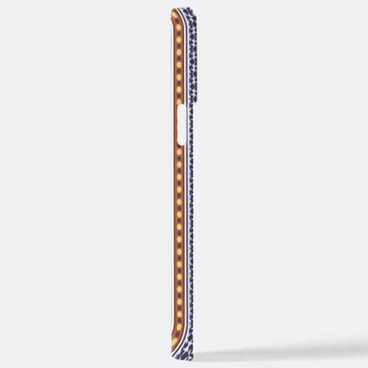 elegantes ethnisches Muster iPhone Hülle (Rechte Seite)