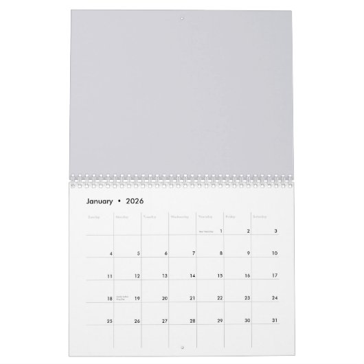 Elegantes ethnisches Muster Kalender (Jan 2026)