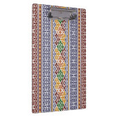 elegantes ethnisches Muster Klemmbrett (Rechts)