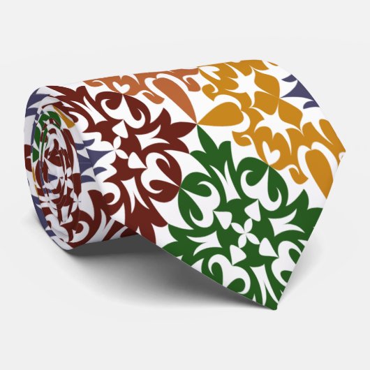 elegantes ethnisches Muster Krawatte (Gerollt)