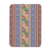 elegantes ethnisches Muster Magnet (Vertikal)