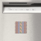 elegantes ethnisches Muster Magnet (In Situ (Geschirrspüler))