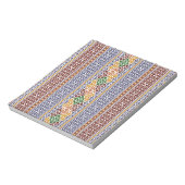 elegantes ethnisches Muster Notizblock (Rotiert)