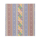 elegantes ethnisches Muster Notizblock (Vorderseite)