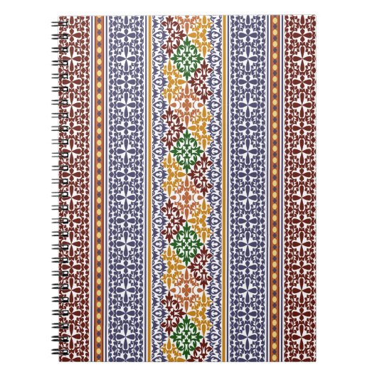 elegantes ethnisches Muster Notizblock (Vorderseite)