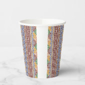 elegantes ethnisches Muster Pappbecher (Links)