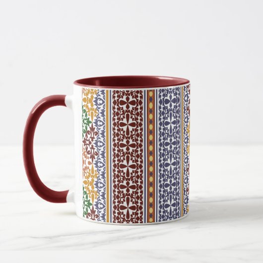 elegantes ethnisches Muster Tasse (Links)