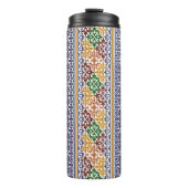 elegantes ethnisches Muster Thermosbecher (Vorderseite)