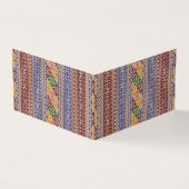elegantes ethnisches Muster Visitenkarten (Vorderseite)