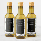 Elegantes Etikett für hausgemachte Kaffee (Flaschen)