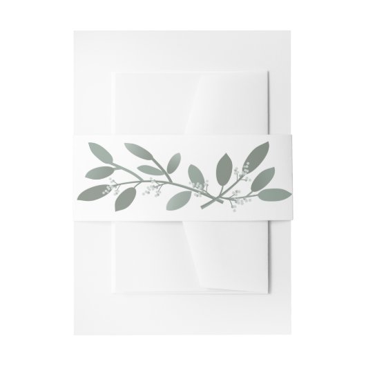 Elegantes Eucalyptus Wedding Suite Bly Band (Vorderseite Beispiel)
