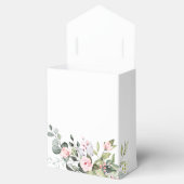 Elegantes Eukalyptus Blush Rose Brautparty Geschenkschachtel (Geöffnet)