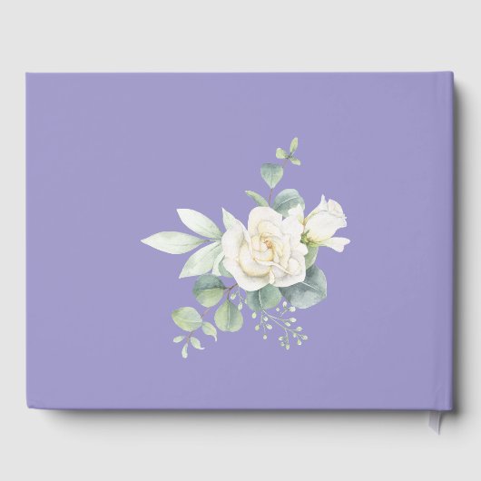 Elegantes Eukalyptus botanisches Gästebuch (Rückseite)